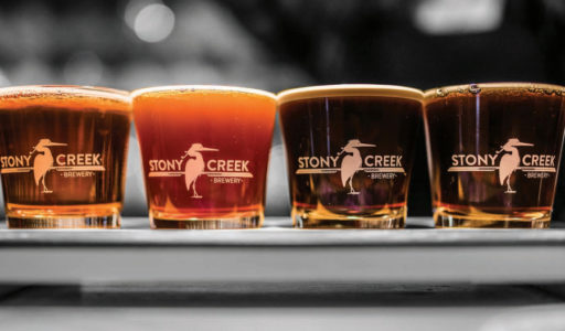 Flight of Stoney Creek Beer